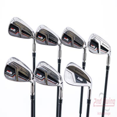 TaylorMade M6 Iron Set 5-PW AW Fujikura ATMOS 6 Orange Graphite Regular Right Handed 39.0in