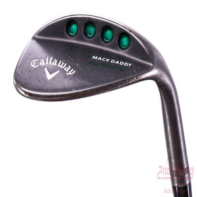 Callaway Mack Daddy Matte BLK PM Grind Wedge Lob LW 60° 10 Deg Bounce PM Grind FST KBS Tour-V Steel Wedge Flex Right Handed 35.25in