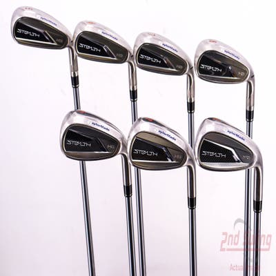 TaylorMade Stealth HD Iron Set 5-PW AW Fujikura Speeder NX 50 Graphite Regular Right Handed 38.25in