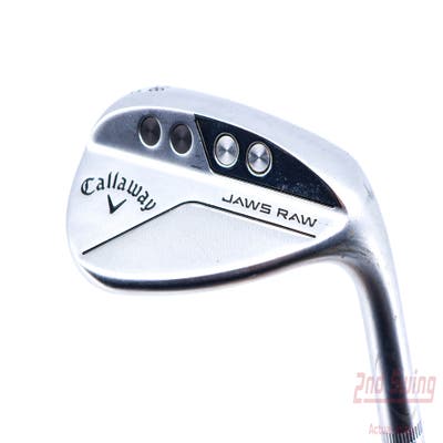 Callaway Jaws Raw Chrome Wedge Lob LW 58° 10 Deg Bounce S Grind Dynamic Gold Spinner TI Steel Wedge Flex Right Handed 35.0in