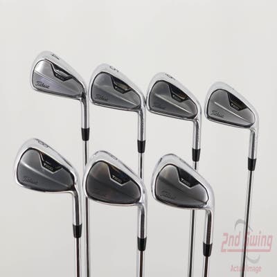 Titleist 2021 T200 Iron Set 4-PW True Temper AMT White S300 Steel Stiff Right Handed 38.25in