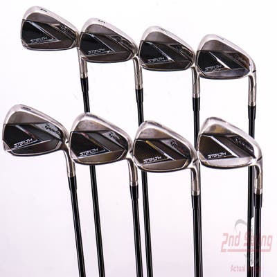 TaylorMade Stealth Iron Set 4-PW AW Fujikura Vista Pro 70 Graphite Stiff Right Handed 38.0in