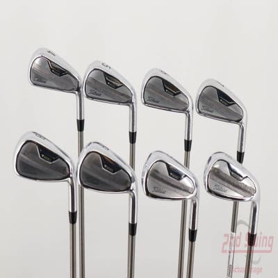 Titleist 2021 T200 Iron Set 4-PW AW Aerotech SteelFiber i80 Graphite Regular Right Handed 38.0in