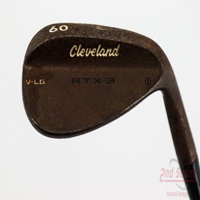 Cleveland RTX-3 Tour Raw Wedge Lob LW 60° 6 Deg Bounce V-LG True Temper Dynamic Gold Steel Wedge Flex Right Handed 35.0in