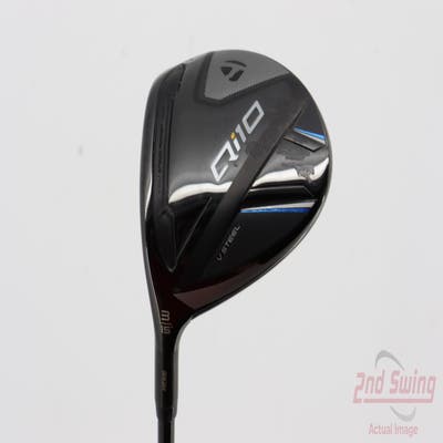 TaylorMade Qi10 Fairway Wood 3 Wood 3W 15° MCA Tensei AV Blue Raw 65 Graphite Tour X-Stiff Left Handed 43.0in