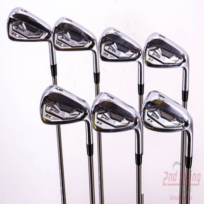 Srixon ZX5 MK II Iron Set 5-PW AW Aerotech SteelFiber i80cw Graphite Stiff Right Handed 38.25in