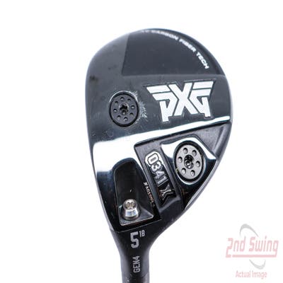 PXG 0341 X GEN4 Fairway Wood 5 Wood 5W 18° PX HZRDUS Smoke Black RDX 70 Graphite Stiff Left Handed 42.25in