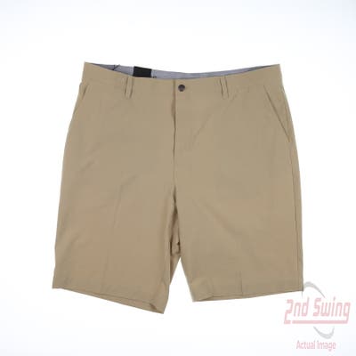 New Mens Adidas Shorts 40 Tan MSRP $60