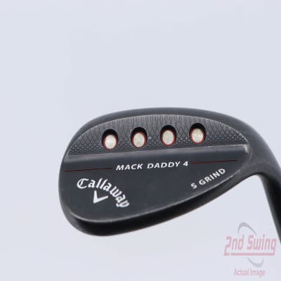 Callaway Mack Daddy 4 Black Wedge Lob LW 60° 10 Deg Bounce S Grind Stock Steel Shaft Steel Wedge Flex Right Handed 36.0in