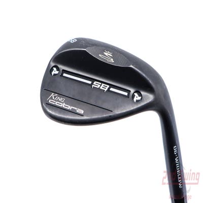 Mint Cobra KING SB Black Wedge Lob LW 58° 6 Deg Bounce FST KBS Hi-Rev 2.0 Steel Stiff Right Handed 35.5in