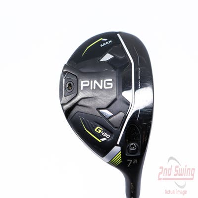 Ping G430 MAX Fairway Wood 7 Wood 7W 21° PX HZRDUS Smoke Red RDX 70 Graphite Stiff Right Handed 42.0in