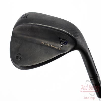 TaylorMade Milled Grind 3 Raw Black Wedge Lob LW 58° 11 Deg Bounce Dynamic Gold Tour Issue S200 Steel Stiff Right Handed 35.0in