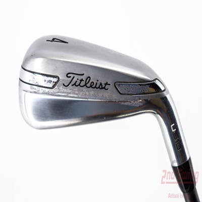 Titleist U 510 Utility Utility Iron 4 Utility 22° PX HZRDUS Smoke Black 80 Graphite Stiff Right Handed 38.75in