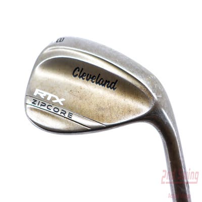 Cleveland RTX ZipCore Raw Wedge Lob LW 58° 10 Deg Bounce Mid Nippon NS Pro Modus 3 Tour 120 Steel Stiff Right Handed 35.25in