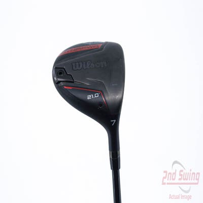 Wilson Staff Dynapwr Fairway Wood 7 Wood 7W 21° PX HZRDUS Smoke Red RDX 50 Graphite Senior Right Handed 42.0in