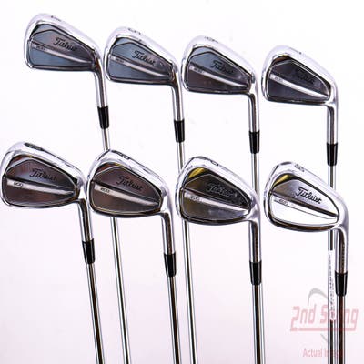 Titleist 2023 T200 Iron Set 4-PW AW Stock Steel Shaft Steel Stiff Right Handed 38.0in