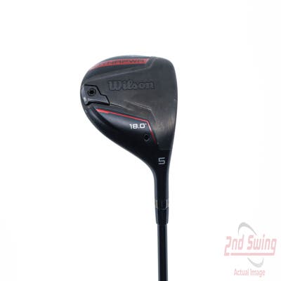 Wilson Staff Dynapwr Fairway Wood 5 Wood 5W 18° PX HZRDUS Smoke Red RDX 50 Graphite Senior Right Handed 42.5in