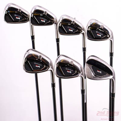 TaylorMade M4 Iron Set 5-PW AW Fujikura ATMOS 5 Red Graphite Senior Right Handed 38.5in