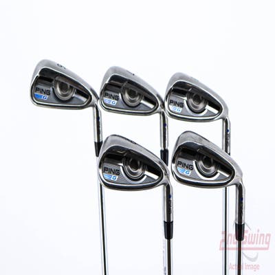 Ping 2016 G Iron Set 6-PW AWT 2.0 Steel Regular Right Handed Blue Dot 37.5in