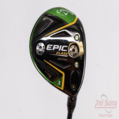 Callaway EPIC Flash Sub Zero Fairway Wood 3 Wood 3W 15° Mitsubishi Tensei AV Blue 75 Graphite Stiff Right Handed 42.5in