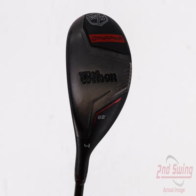 Mint Wilson Staff Dynapwr Hybrid 4 Hybrid 22° PX HZRDUS Smoke Red RDX 70 Graphite Regular Left Handed 40.0in