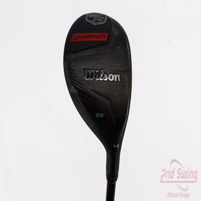 Mint Wilson Staff Dynapwr Hybrid 4 Hybrid 22° PX HZRDUS Smoke Red RDX 80 Graphite Stiff Right Handed 40.25in