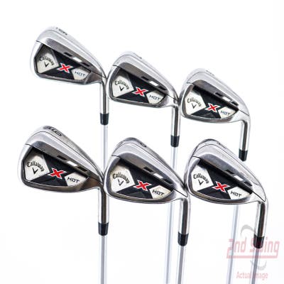 Callaway 2013 X Hot Iron Set 6-PW AW Callaway X Hot Graphite Graphite Regular Right Handed 38.0in