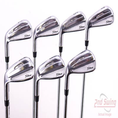 Titleist 2021 T100 Iron Set 4-PW Dynamic Gold Tour Issue X100 Steel X-Stiff Left Handed 38.5in