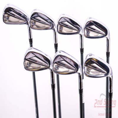 Mint Wilson Staff Dynapwr Forged Iron Set 5-GW UST Mamiya Recoil 75 Dart Graphite Regular Right Handed 38.25in