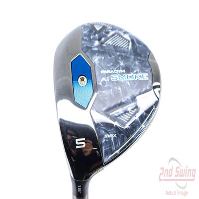 Callaway Paradym Ai Smoke Max Fairway Wood 5 Wood 5W 18° Graphite Design Tour AD IZ-7 Graphite Stiff Left Handed 42.5in