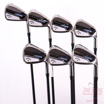 Callaway Paradym Ai Smoke Iron Set 6-PW AW SW Project X Cypher 2.0 50 Graphite Senior Right Handed 37.5in