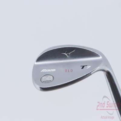 Mizuno T7 White Satin Wedge Lob LW 58° 8 Deg Bounce Dynamic Gold Spinner Steel Wedge Flex Right Handed 35.25in