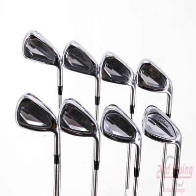 Titleist 2023 T350 Iron Set 5-PW AW GW Mitsubishi Fubuki MV-Series 50 Graphite Senior Right Handed 38.25in