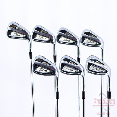 Titleist 714 AP2 Iron Set 5-PW AW True Temper Dynamic Gold S300 Steel Stiff Right Handed 38.25in