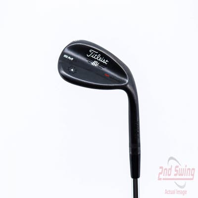 Titleist Vokey SM6 Jet Black Wedge Lob LW 58° 8 Deg Bounce M Grind SM6 BV Steel Wedge Flex Right Handed 35.5in