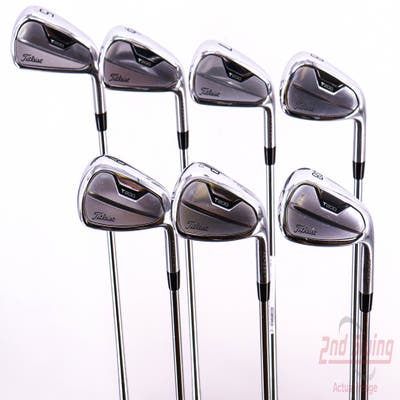 Titleist 2021 T200 Iron Set 5-PW AW True Temper AMT Black S300 Steel Stiff Right Handed 38.0in