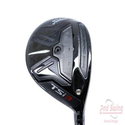 Titleist TSi3 Fairway Wood 3 Wood 3W 15° PX HZRDUS Smoke Black RDX 70 Graphite Stiff Right Handed 43.0in