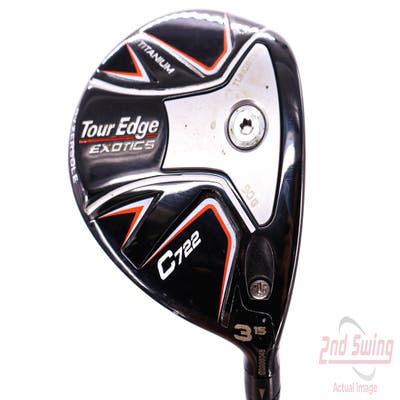 Tour Edge Exotics C722 Fairway Wood 3 Wood 3W 15° Fujikura Ventus 4t Core 6 Graphite Stiff Right Handed 42.0in