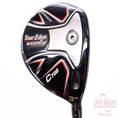 Tour Edge Exotics C722 Fairway Wood 3 Wood 3W 15° Fujikura Ventus Blue 6 Graphite Stiff Right Handed 43.0in