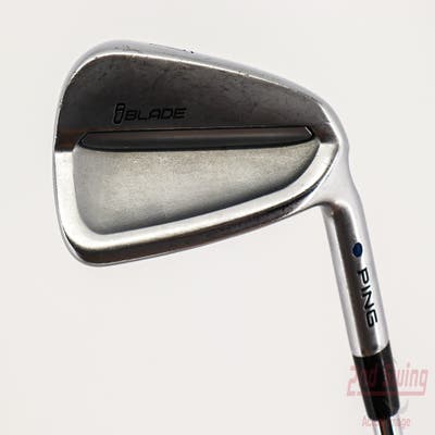 Ping iBlade Single Iron 7 Iron Stock Steel Shaft Steel Stiff Right Handed Blue Dot 37.25in