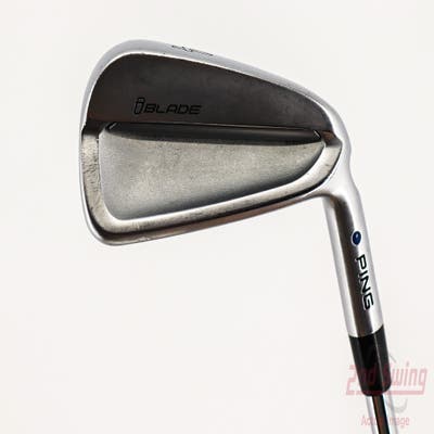 Ping iBlade Single Iron 4 Iron Stock Steel Shaft Steel Stiff Right Handed Blue Dot 38.75in