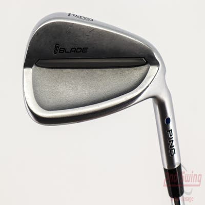 Ping iBlade Single Iron 9 Iron Stock Steel Shaft Steel Stiff Right Handed Blue Dot 36.25in