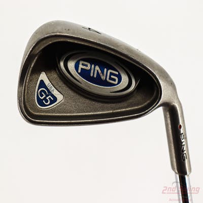 Ping G5 Single Iron 4 Iron Ping DGS Steel Stiff Right Handed Red dot 38.5in