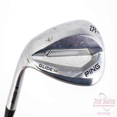 Ping Glide 3.0 Wedge Lob LW 58° 6 Deg Bounce Z-Z 115 Wedge Steel Wedge Flex Left Handed Black Dot 35.0in