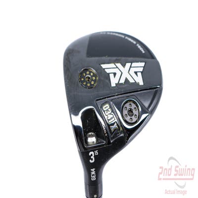 PXG 0341 X GEN4 Fairway Wood 3 Wood 3W 15° PX HZRDUS Smoke Black RDX 70 Graphite Stiff Left Handed 43.5in