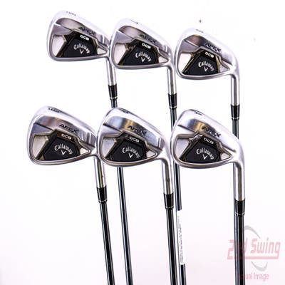 Callaway Apex DCB 21 Iron Set 6-PW AW UST Mamiya Recoil 65 F2 Graphite Senior Right Handed 37.5in