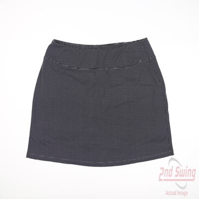 New Womens IBKUL Skort Large L Black MSRP $100