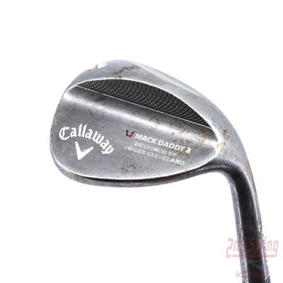 Callaway Mack Daddy 2 Slate Wedge Lob LW 58° 10 Deg Bounce U Grind True Temper Dynamic Gold Steel Wedge Flex Right Handed 34.75in