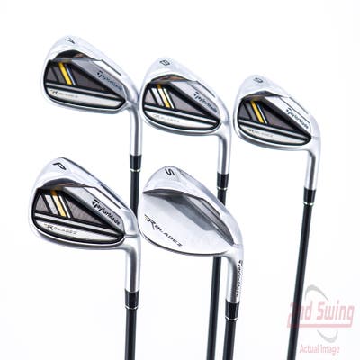 TaylorMade Rocketbladez Iron Set 7-PW SW TM Matrix RocketFuel 65 Graphite Regular Right Handed 37.25in