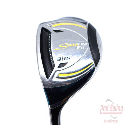 Adams Speedline F11 Titanium Fairway Wood 3 Wood 3W 15° Aldila VooDoo RVS7 Graphite Regular Left Handed 43.5in